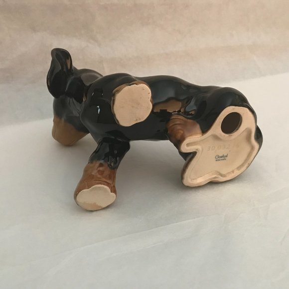 Vintage Goebel Large Dachshund Ceramic Sitting Puppy West Germany 30032-16 - Picture 5 of 6